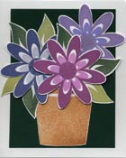 flower pot card